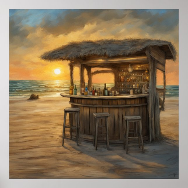 Póster Bar Tiki - 2 - (Frente)