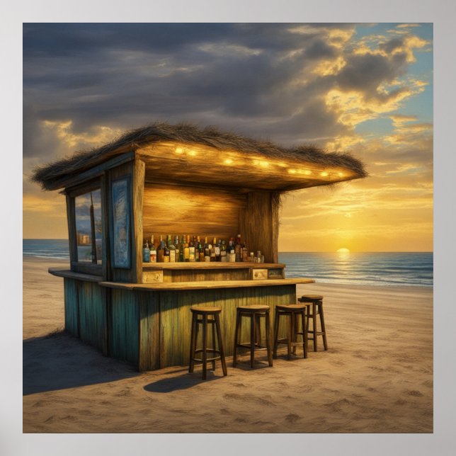 Póster Bar Tiki - 4 - (Frente)