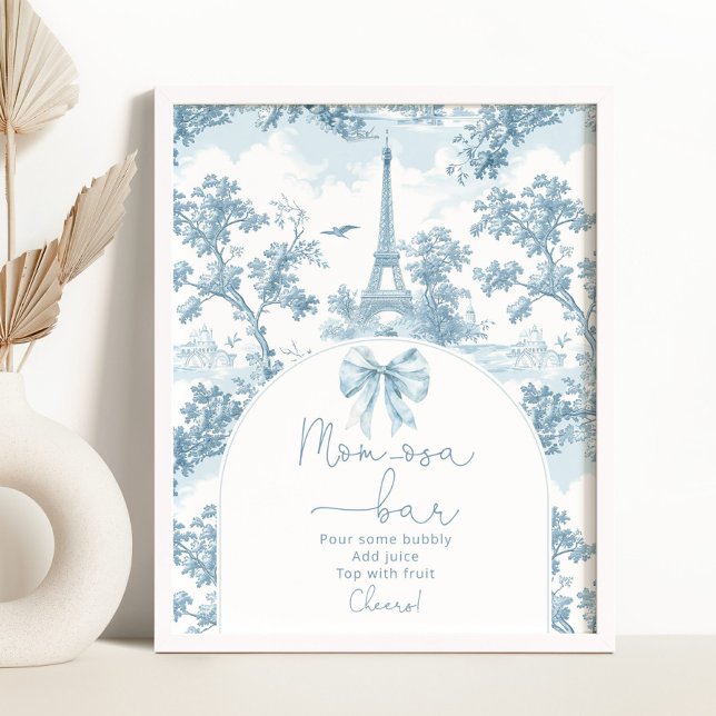 Póster Bar Toile de Jouy French Bow Momosa (Subido por el creador)