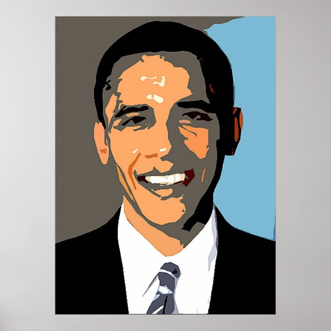 Póster Barack Obama (Frente)