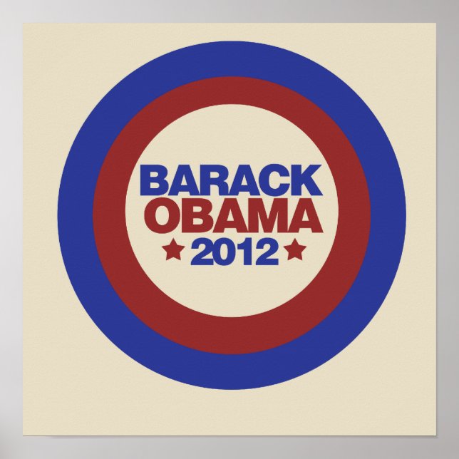 Póster Barack Obama 2012 (Frente)
