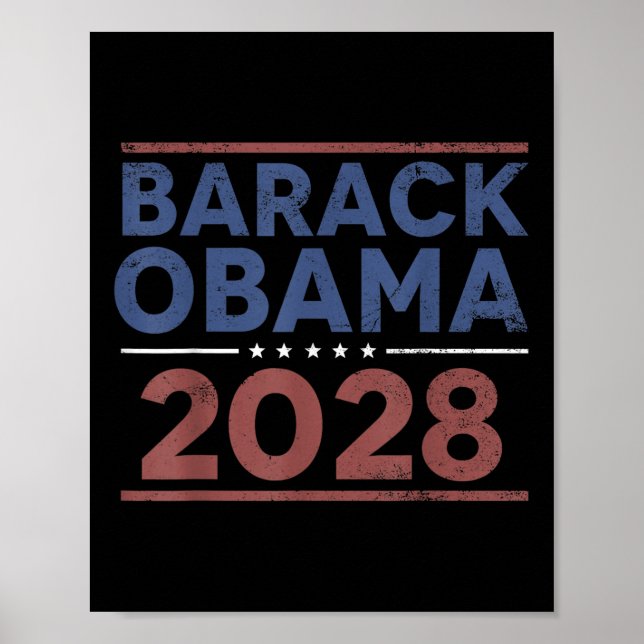 Póster Barack Obama 2028 (Frente)