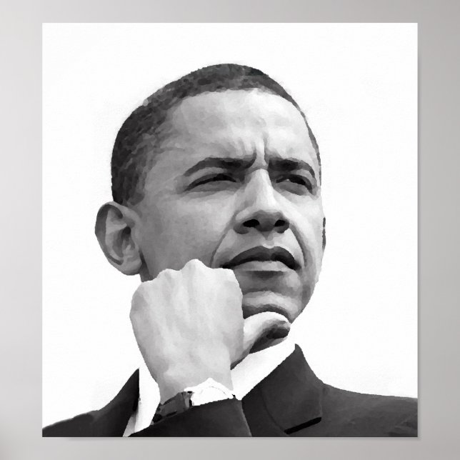 PÓSTER BARACK OBAMA, 44º PRESIDENTE DE LOS ESTADOS UNIDOS (Frente)