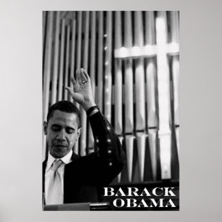Póster Barack Obama B&W