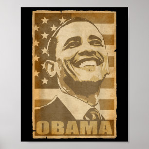 Póster Barack Obama desgarrado Poster