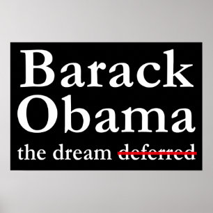 Póster Barack Obama: El sueño no postergado Poster