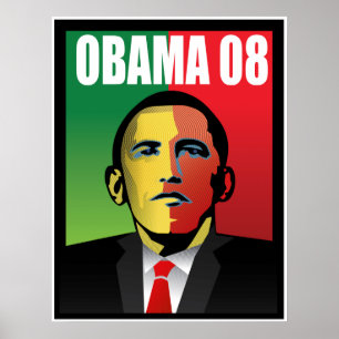 Póster Barack Obama para el presidente