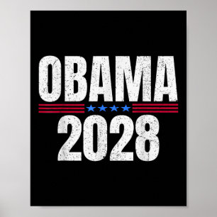 Póster Barack Obama para el presidente 2028 Obama 2028