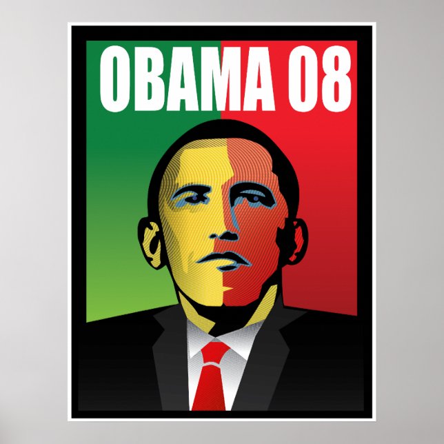 Póster Barack Obama para Presidente (Frente)