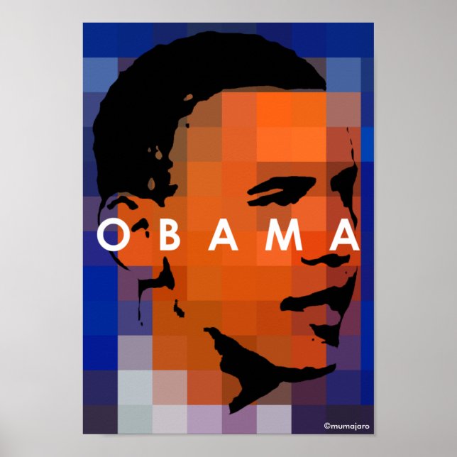 Póster Barack Obama, ¿qué? (Frente)