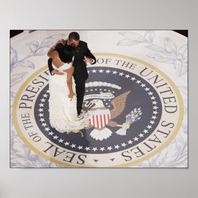 Póster Barack y Michelle Obama (Frente)