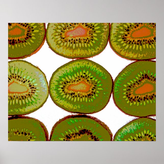Póster Barajas de Kiwi (Frente)