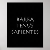 Barba tenus sapientes
