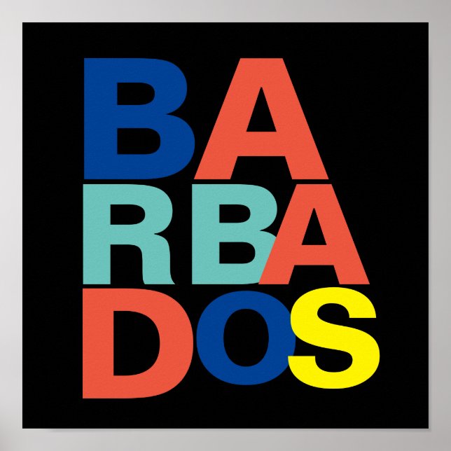 Póster Barbados (Frente)