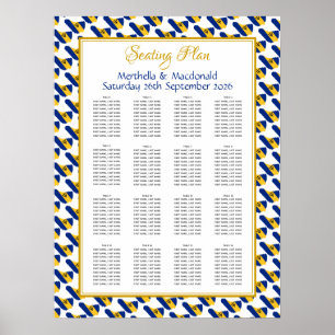 Póster BARBADOS Recepción de boda personalizada 160 plaza