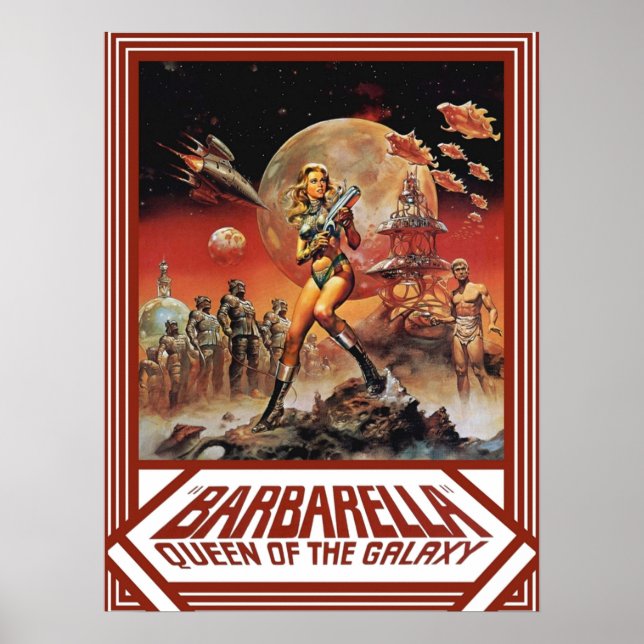 Póster Barbarella 1968 (Frente)