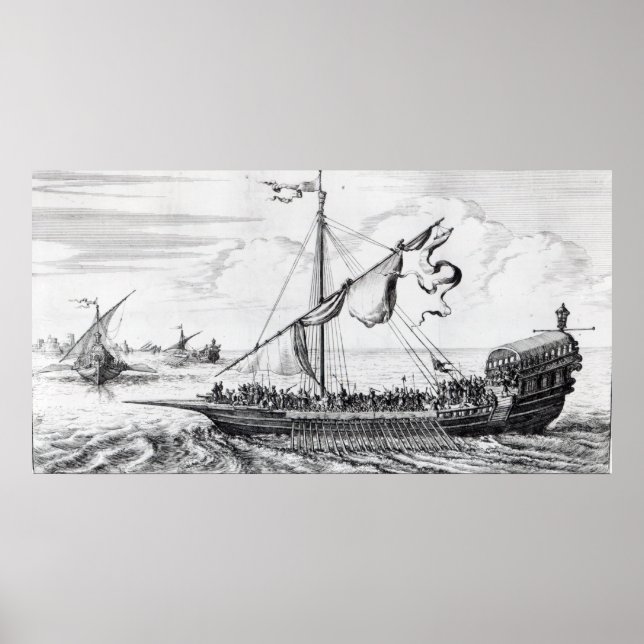 Póster Barbary Galleys (Frente)