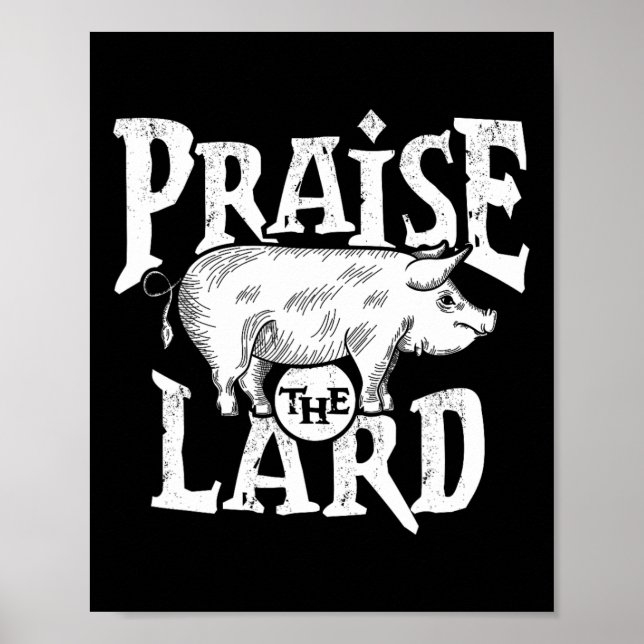 Póster Barbecue Bbq Grill Carne de cerdo Cerdo Cita (Frente)