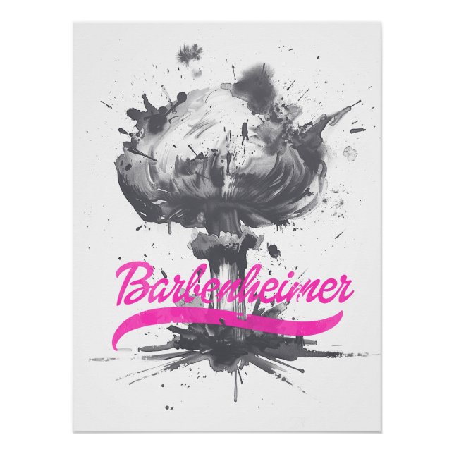 Póster Barbenheimer (Anverso)