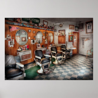 Póster Barber - Barberas de Frenchtown