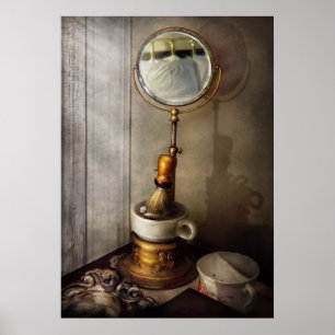 Póster Barber - El afeitado matutino