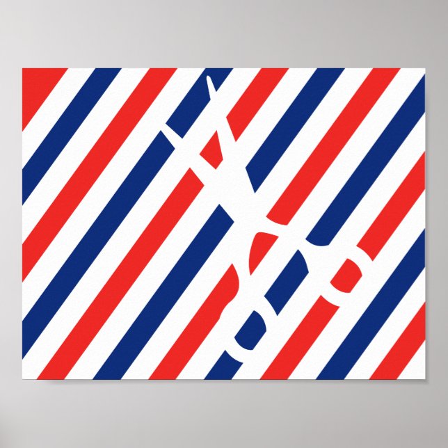 Póster Barber Scissors (Frente)