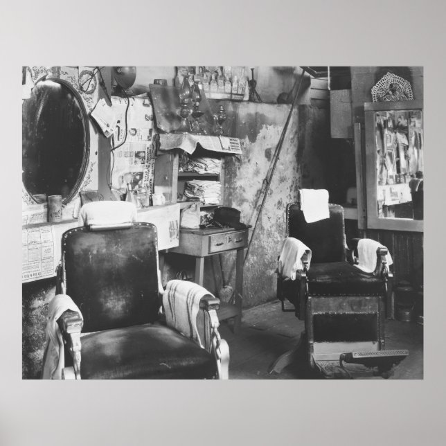 Póster Barbería de Atlanta: 1936 (Frente)