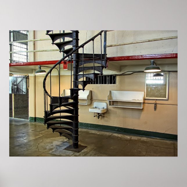 Póster Barbería de la Penitenciaría de Alcatraz (Frente)
