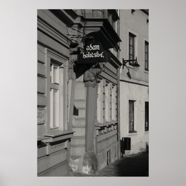 Póster Barbería Única (Frente)