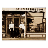 Barbería Vintage Retro Americana