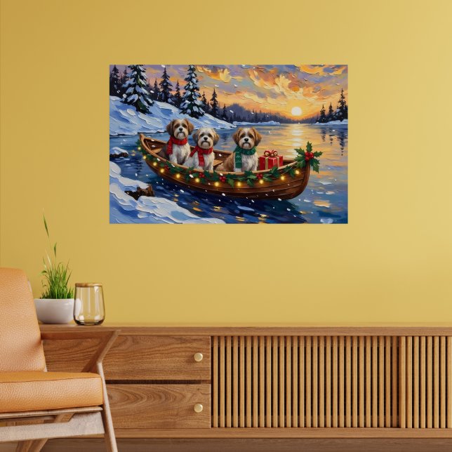 Póster Barca de Navidad de Malti Tzu Fiesta (Salón 2)