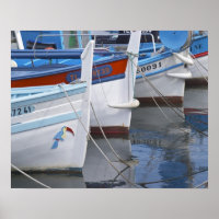 Barcas de pesca típicas de Provenza pintadas en 2