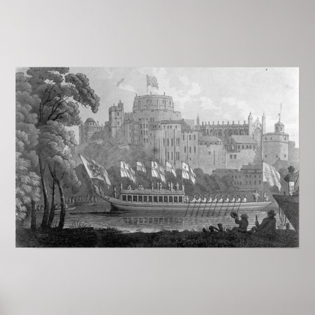 Póster Barcaza Estatal de la Ciudad de Londres (Frente)