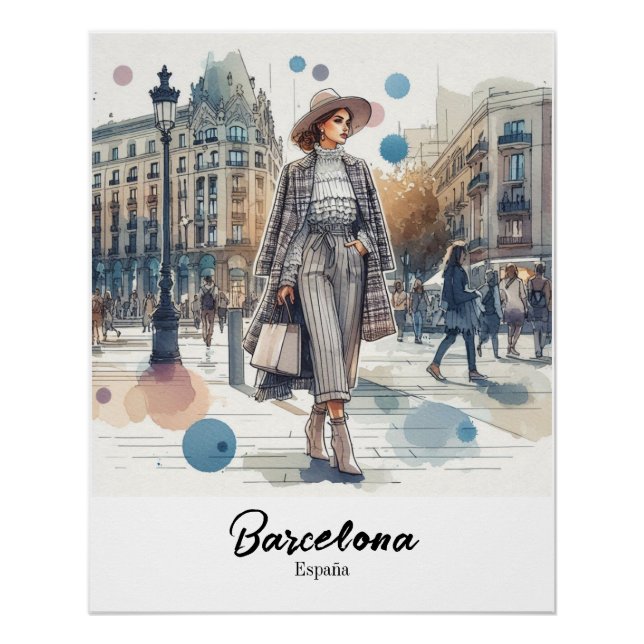 Poster Barcelona (Anverso)