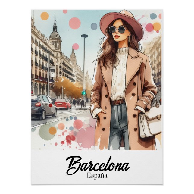 Poster Barcelona (Anverso)