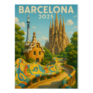 Póster Barcelona 2025 - Donde los sueños toman forma