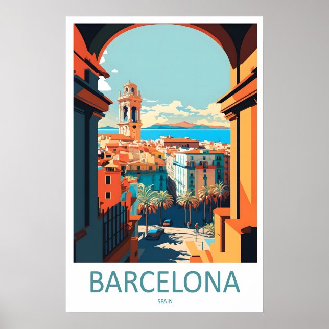 Póster Barcelona 4 (Frente)