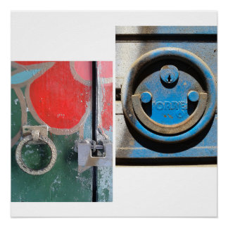 Póster Barcelona Door Knockers, No. 001