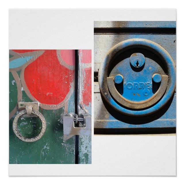 Póster Barcelona Door Knockers, No. 001 (Anverso)