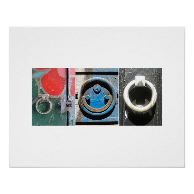 Póster Barcelona Door Knockers, No. 002 (Anverso)