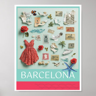 Póster Barcelona En Mi Mente Poster