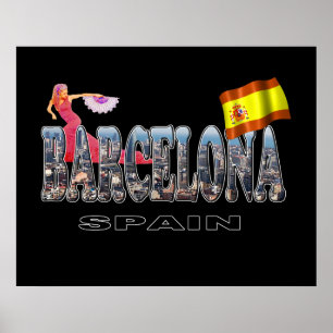Póster Barcelona España