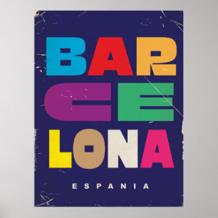 Póster Barcelona España