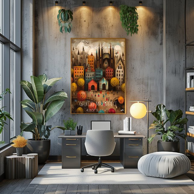 Póster Barcelona: Gaudi's Masterpiece - Whimsical Art (Subido por el creador)