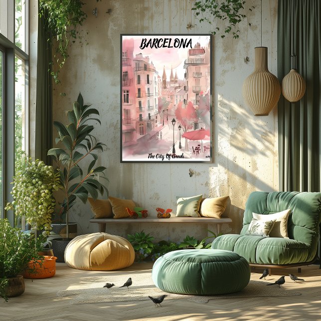 Póster Barcelona: La Ciudad de Gaudí (Subido por el creador)