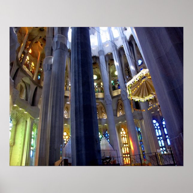 Póster Barcelona. Sagrada Familia. (Frente)