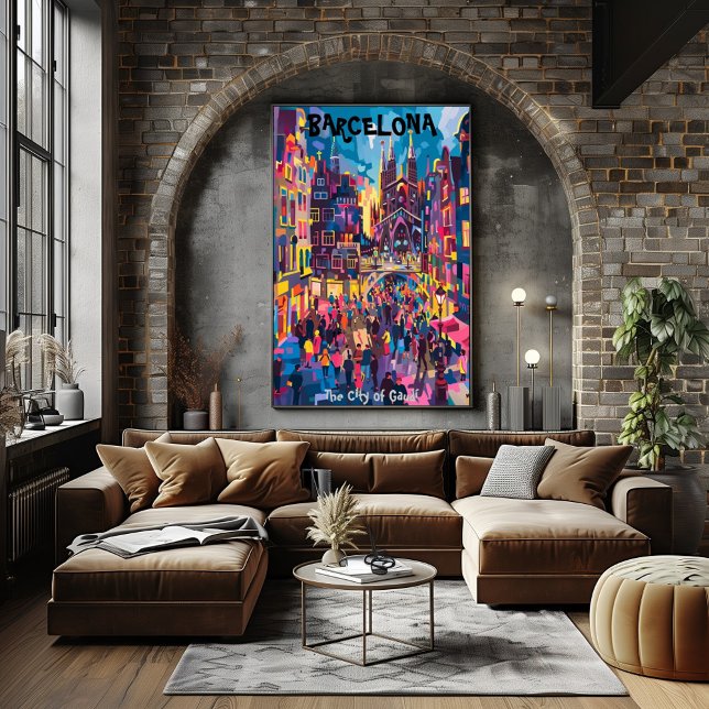 Póster Barcelona: The City of Gaudí - Arte Contemporáneo (Subido por el creador)