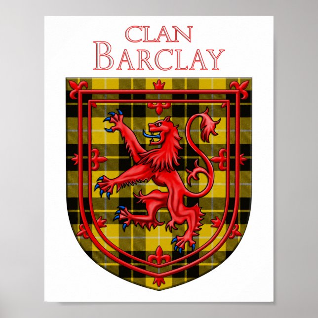 Póster Barclay Vestido Tartan Scottish Plaid (Frente)