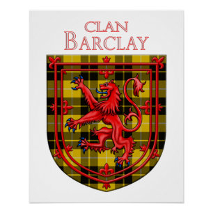 Póster Barclay Vestido Tartan Scottish Plaid