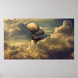 Póster Barco aéreo